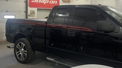 Reverse C style wrap around stripe stripes graphics fit Harley Davidson F150 250