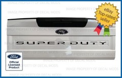 2021 Ford F250 Super Duty TAILGATE Letters Insert Decals Stickers Inlays Truck