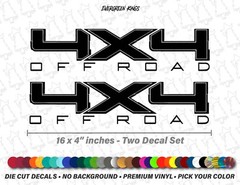 4×4 Decal Set For 2009 – 2016 Ford F-150 F-250 Truck Bed Off Road Vinyl Stickers