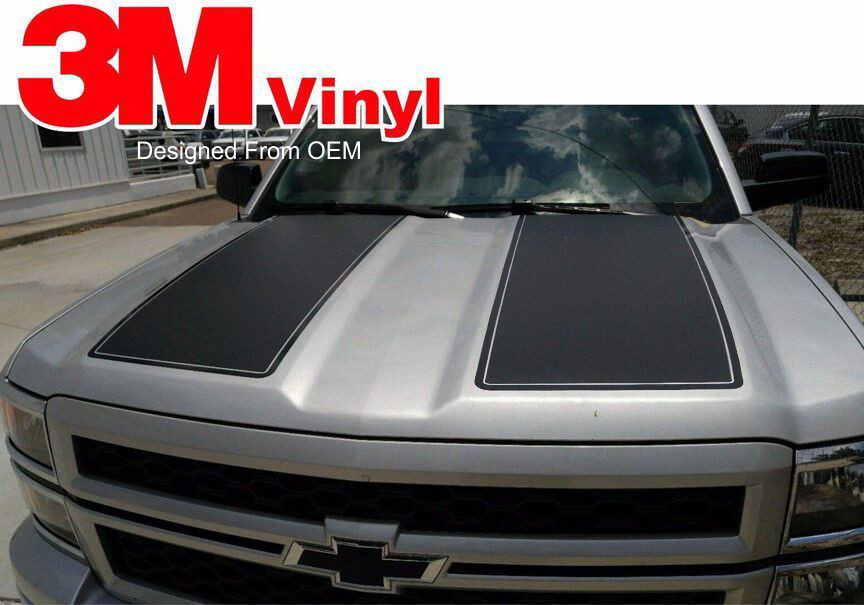 Rally Stripe Fits: 2013 2014 2015 Chevrolet Silverado Graphics Decal on 3M Film
