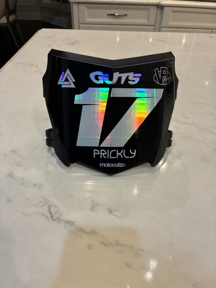 Motocutz Plate With Decal Mini Plate With Decal Included