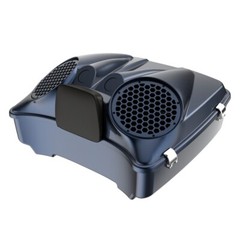 Midnight Blue 8” Speaker Lids For Advanblack/Harley Chopped Tour Pack