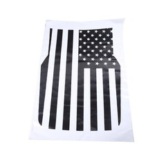 Front Hood Black USA Flag Graphic Vinyl Decal Fit For Ford Maverick 2022-2025 US
