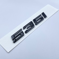 Gloss Black 535i Trunk Lid Rear Emblem Badge Letter For 5-Series 535 E39 E60 F10