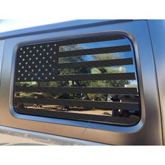 2Pcs Rear Side Window American Flag Decal For Jeep Wrangler JL JLU 2018+ 4-Door
