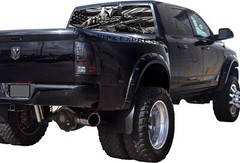 Truck Back Window Graphics American Flag Eagle (P542) See Through Rear Decal