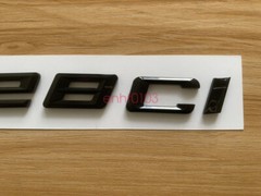 Gloss Black 3D ABS Letters Trunk 328ci Emblem Rear Badge for BMW 2017-2022 328ci