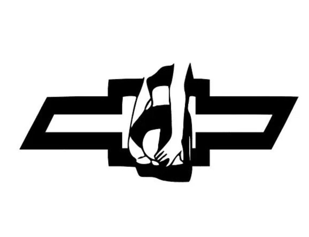 Chevy Racing Sexy Text Vinyl Decal Window Sticker Truck Car Motorcycle JDM