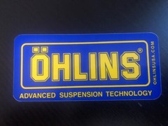 OHLINS ADVANCED SUSPENSION racing decal sticker 4.25″x1.75″