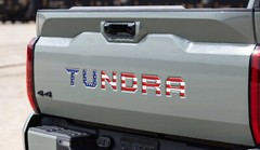 US flag letters compatible with TOYOTA TUNDRA 2022 23 logo tailgate insert
