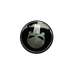 4PCS 2.5″/ 65MM Skull Car Wheel Center Cap Badge Vinyl Decal Stickers