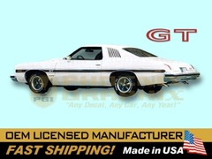 1973 Pontiac LeMans GT Decals & Stripes Kit