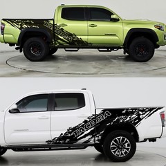 Truck Mud Splash Vinyl Decal Graphic Sticker for Toyota Tacoma. 2005-2024. #6779