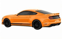 Full Set Car Sticker For Ford Mustang Racing Stripe Hood Roof Rear Side Decals