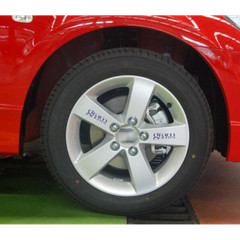 4pcs/set blue gram lights sticker Wheel Rim Spoke Sticker Decals