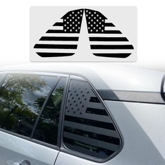 Rear Side Window American Flag Vinyl Decal Sticker Pair For Toyota Rav4 2019-25
