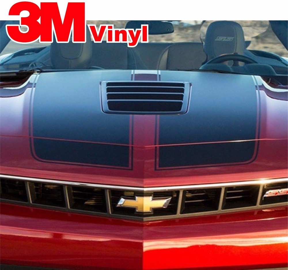 Rally Racing Stripes Graphics Decals Fits: 2014 2015 Chevrolet Camaro 3M SS RS