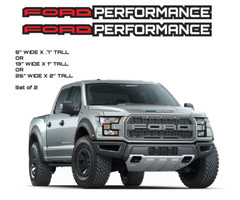 High Performance Truck Car Race Vinyl Sticker 2 qty Body Bed Decals Choose Size