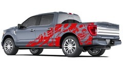 Nightmare side graphics stickers decals compatible with Ford F150