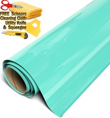Crystal Gloss Tiffany Blue Vinyl Film Car Wrap Sticker Bubble Free Air Release