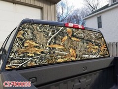See through Pick Up Truck SUV Rear Back Window Graphics Decal Wrap Tint #55