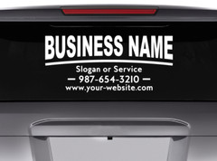 Business Sign Custom Name Advertising Car Lettering Decal kit Truck vinyl BS17