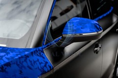 Gloss Camouflage Shadow Camo Royal Blue Car Vinyl Wrap Sticker Decal Film Sheet