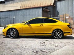 Matte Black Sport Side Stripes For Mercedes C-Class C63 AMG W204 CLS CLA C117 E