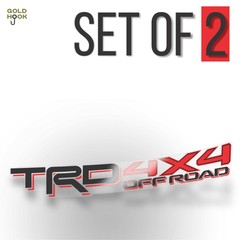 TRD 4×4 Off Road decal Compatible with Toyota Tacoma Tundra (set of 2)