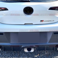 For 2023-24 GR Corolla Smoke Vinyl Tint Overlay Ppf Decal for Front Rear Emblem