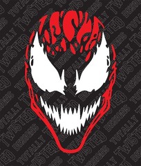 Carnage 2-Color vinyl decal sticker Car Truck Marvel MCU SpiderMan Venom