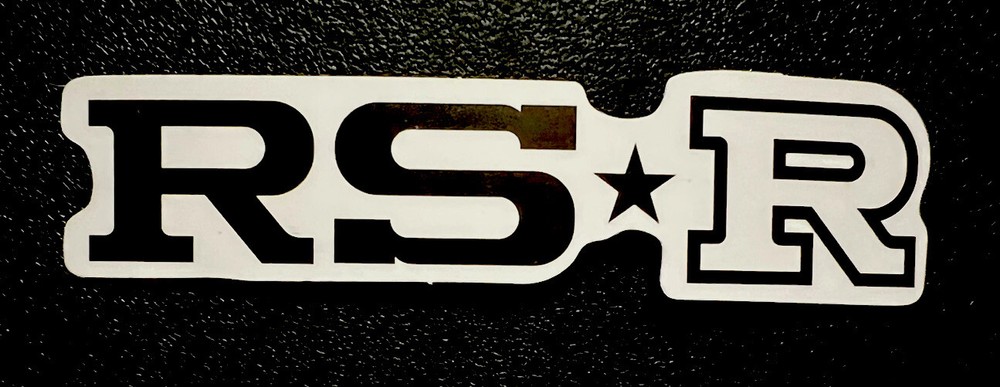 RS*R Suspension sticker. *Matte* Finish. Approx Size: 3.33”X .75” Self Adhesive