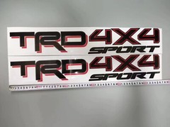 2PCs TRD 4×4 Sport Decal Set 2016 – 2020 Tacoma Tundra Truck Sticker Red Black