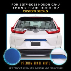 For 2017-2021 Honda CR-V Trunk Trim Overlay Graphic Decal – Satin Metallic Vinyl