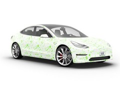 Rwraps Paint Splatter Capturing Moods Gloss Vinyl Film Wrap 59in x 6in Vinyl