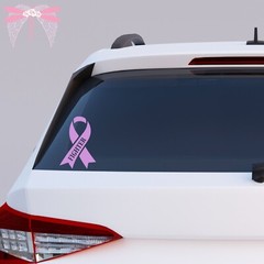 Fighter All Cancers Awareness Ribbons Lavender Vinyl Decal Stickers 18 Sizes