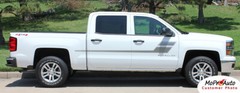 2000-2018 GMC Sierra Speed XL 3M Pro Vinyl Side Door Stripes Decals Graphics