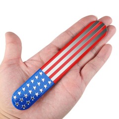 6″ x 1″ Car 3D American Flag Emblem Metal Sticker Badge Decal Decor Cars Trucks