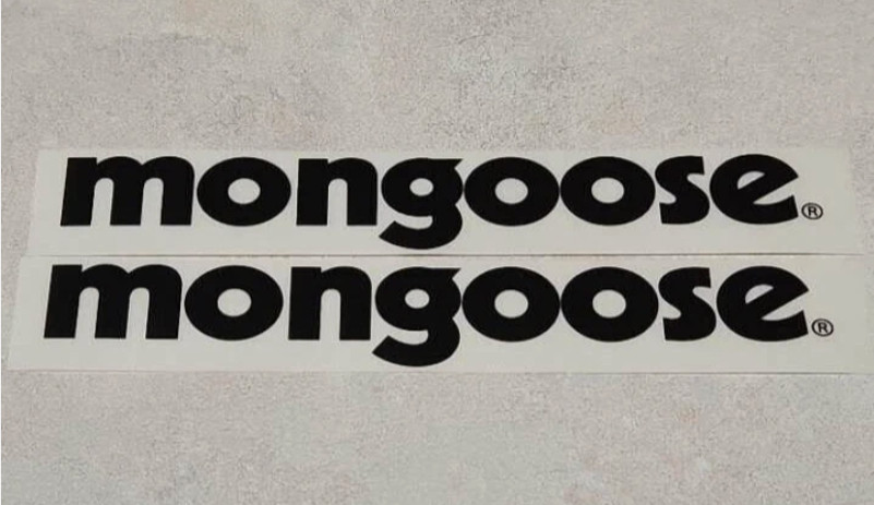 Mongoose pre cut high quality weather proof sticker multi-color / size