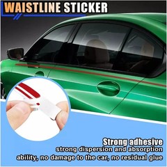 2pcs 32Feet Vinyl Pinstriping Pin Stripe Double Line Car Tape Decal Sticker 1/6″