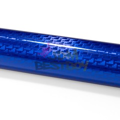 PET Squadron Carbon Fiber Gloss Royal Blue Car Vehicle Vinyl Wrap Decal Sheet
