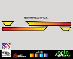 Fit Ford Ranchero GT 70 71 doors decal sticker emblem parts accessories wheels