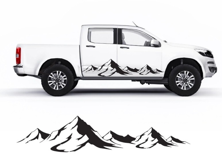 Fits Mitsubishi Triton Side Door Graphics Any Year Decals Stickers Both Sides 1