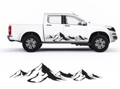 Fits Mitsubishi Triton Side Door Graphics Any Year Decals Stickers Both Sides 1