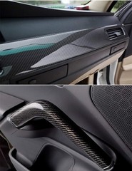 5D High Gloss Carbon Fiber Vinyl Wrap – 2″ x 30ft for Trim and Window Upgrades