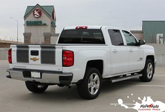 2014-2015 Chevy Silverado RALLY 1500 3M Pro Vinyl Hood Tail Stripe Decal Graphic