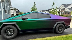 Cybertruck DIY PPF Paint Protection Film Wrap Color Change Shift Gloss Chameleon