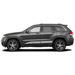Lower triple stripes graphics stickers decal compatible with Jeep Grand Cherokee