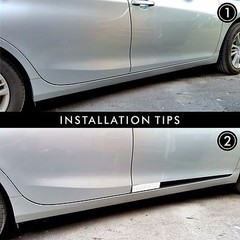 Toyota Camry Pre-Cut Side Stripes Rocker Panel Decals Vinyl 2015 to 2017 |40