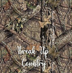 Mossy Oak Break Up Country vinyl Wrap air release MATTE Finish 12″x12″